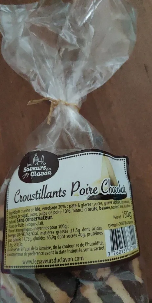 Croustillant poire chocolat