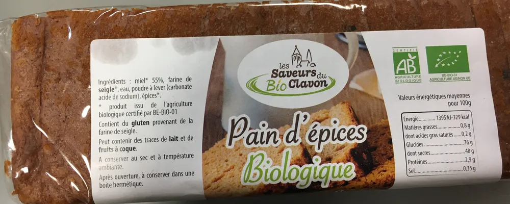 Pain d’Épices Biologique