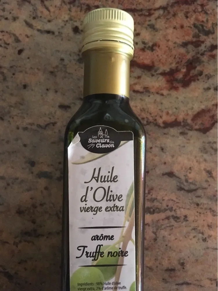 Huile d'olive vierge extra arome truffe noire