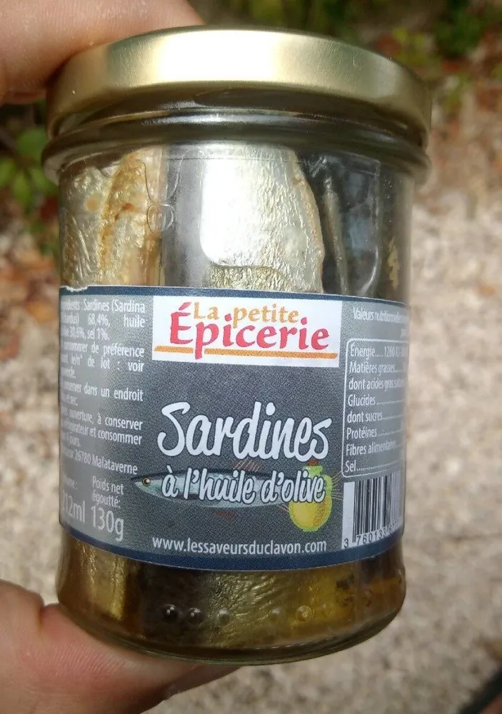 Sardines à l'huile d'olive