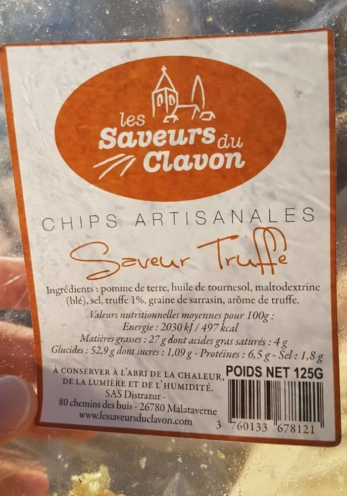 Chips Artisanales Saveur Truffe