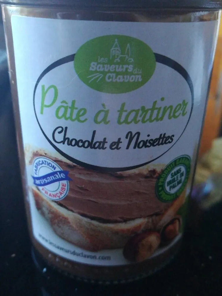 Pâte à tartiner chocolat et noisette