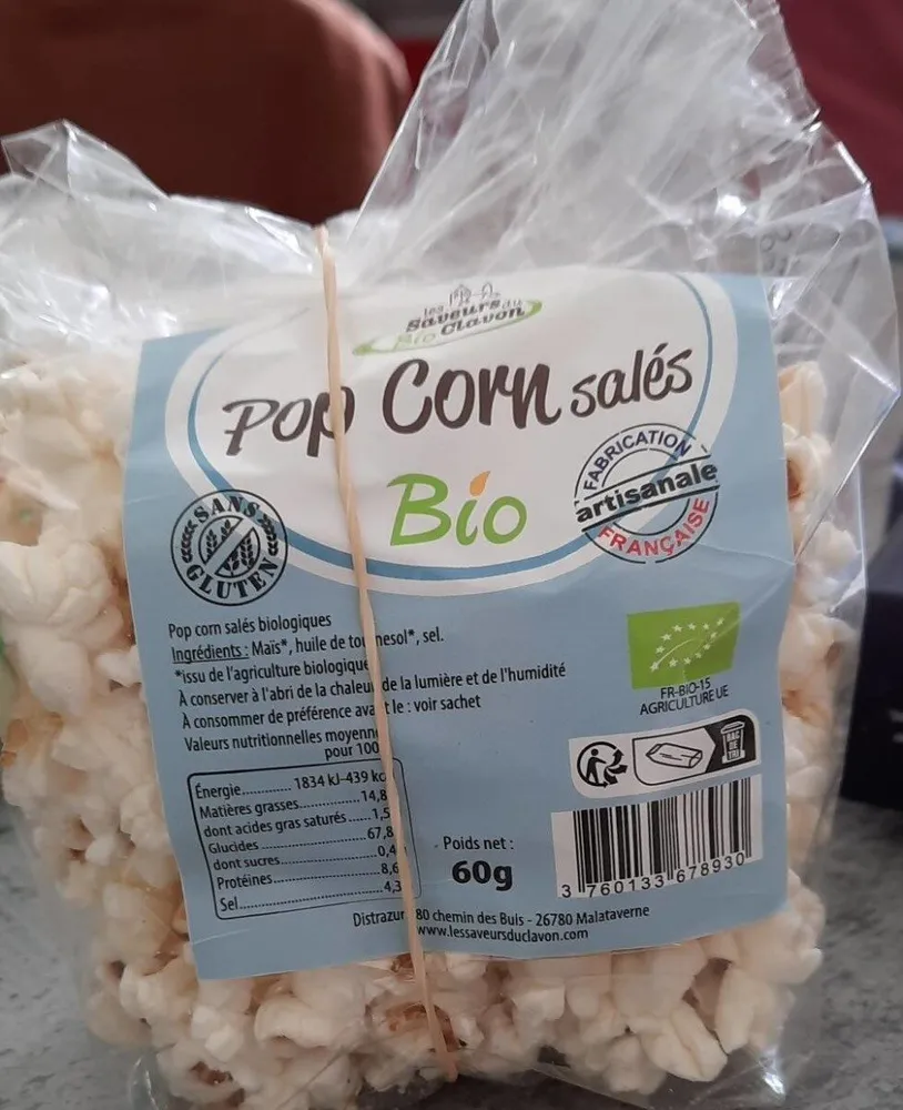 Pop corn salés