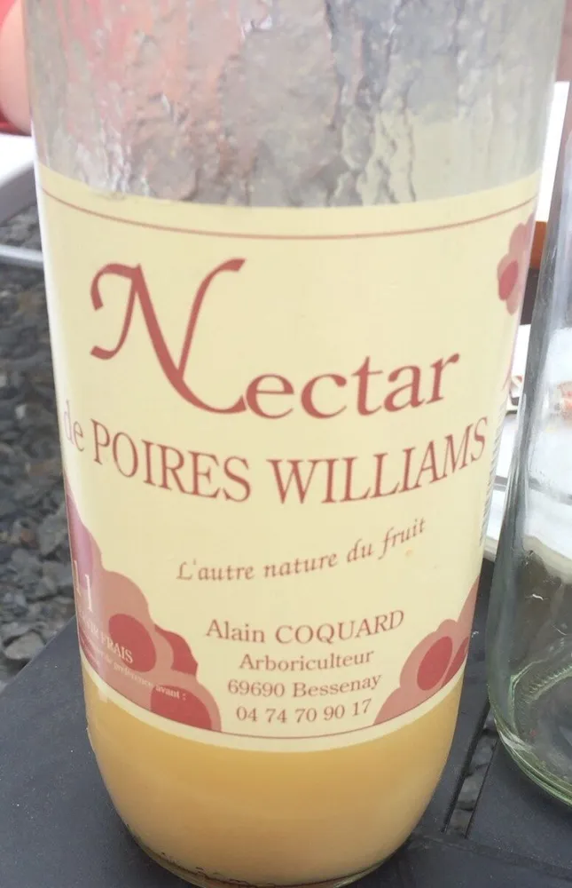 Nectar de poire Williams