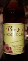 Pur jus de pomme cassis