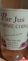Pour jus pomme coing