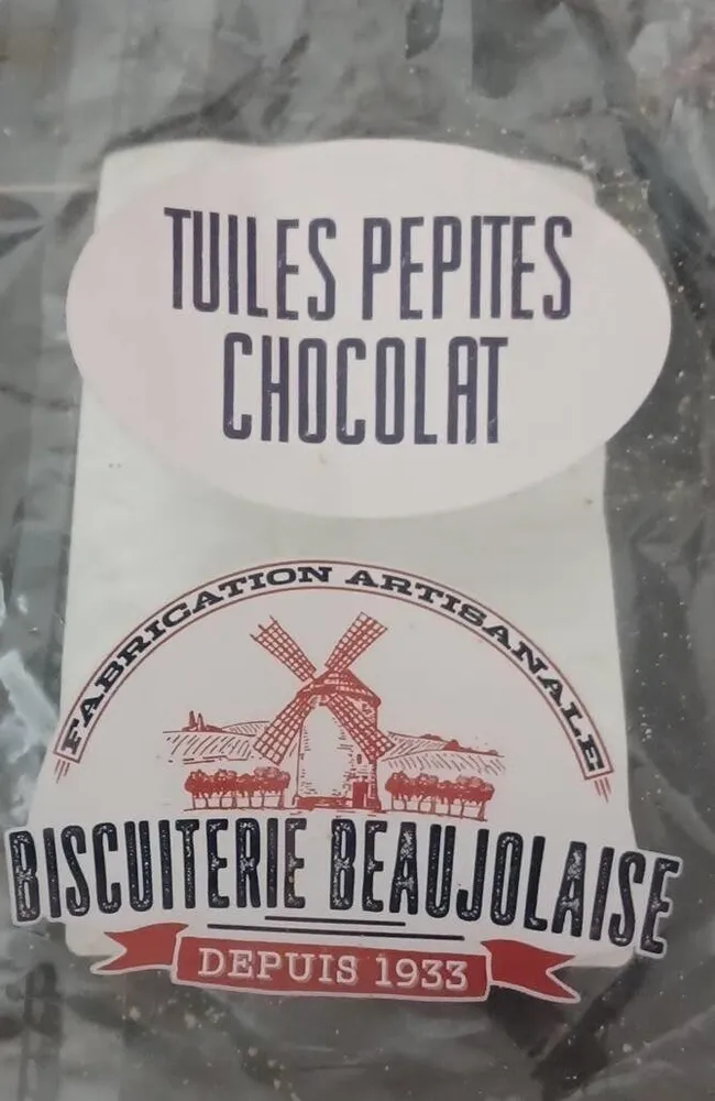 Tuile pépites chocolat
