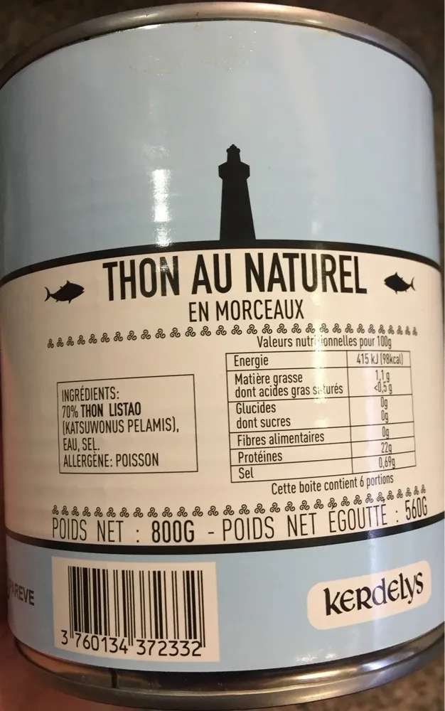 Thon au naturel