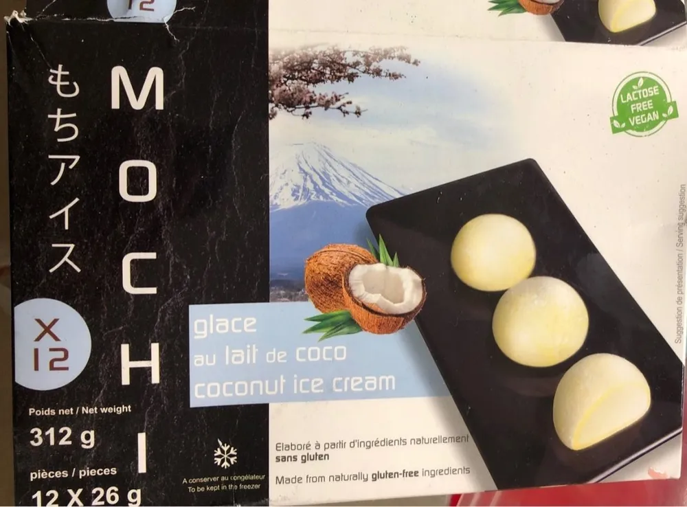 Mochi Coconut Ice Cream