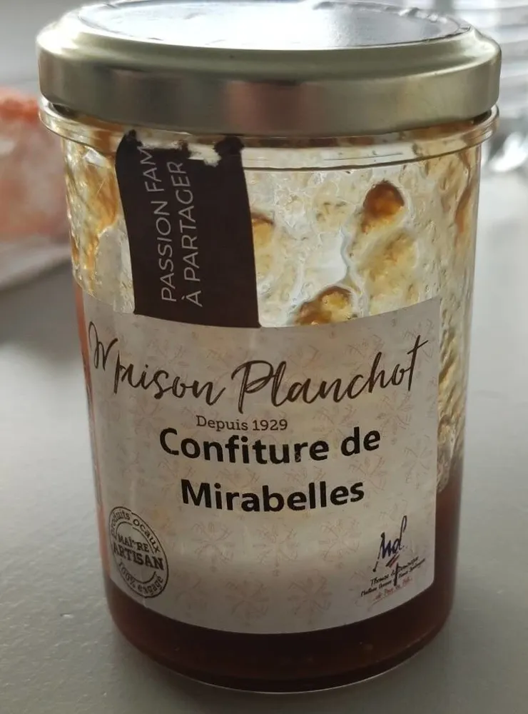 Confiture de mirabelles
