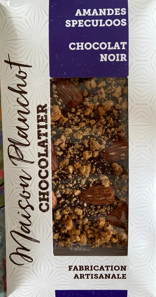 Chocolat noir amandes speculoos