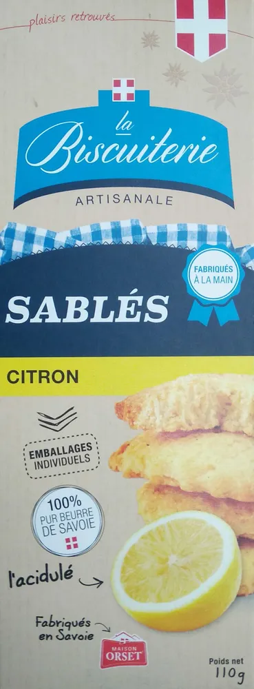 Sablés Citron