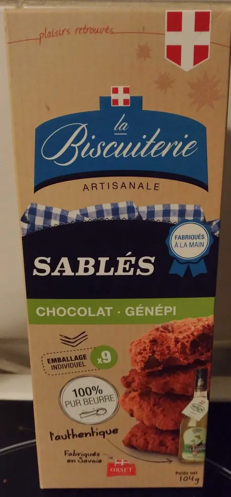 Sablé Chocolat Génépi