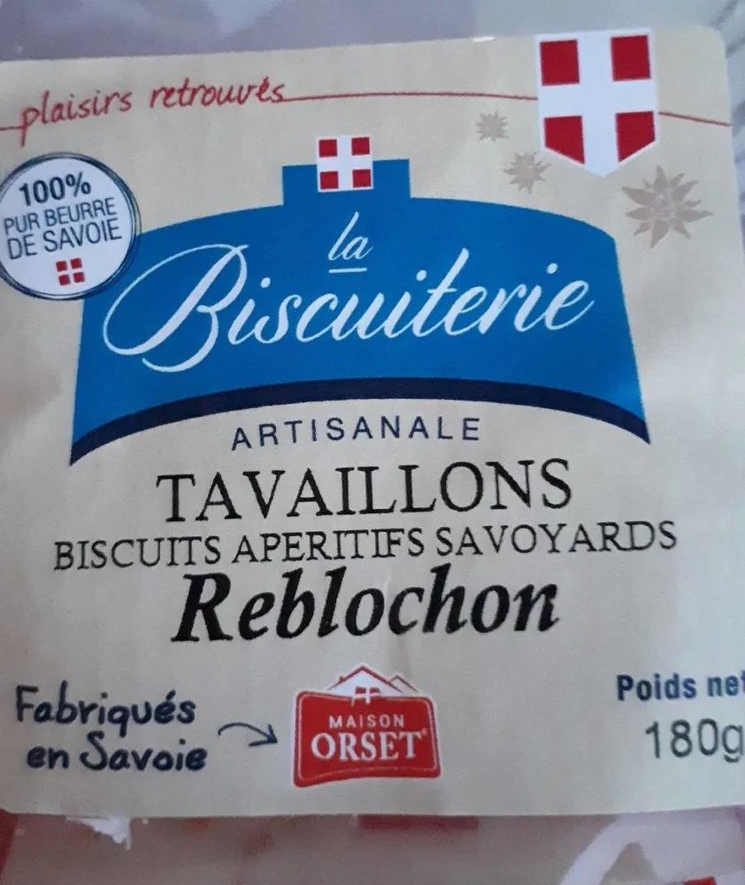 Travaillons biscuits apéritifs savoyards reblochon
