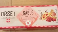 Sablés pralines