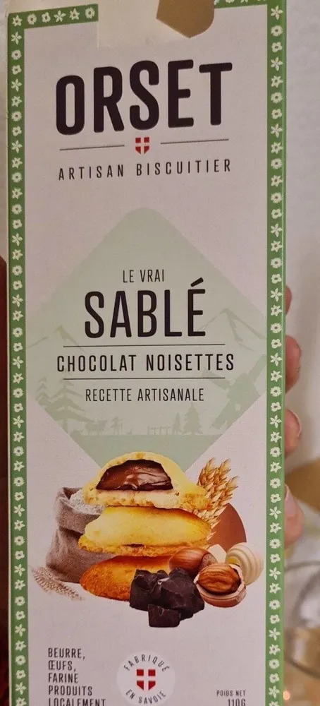 Le vrai sablé chocolat noisettes