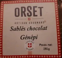 Sablé chocolat génépi