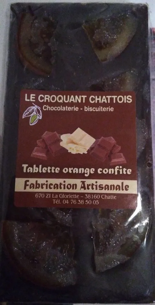 Tablette orange confite