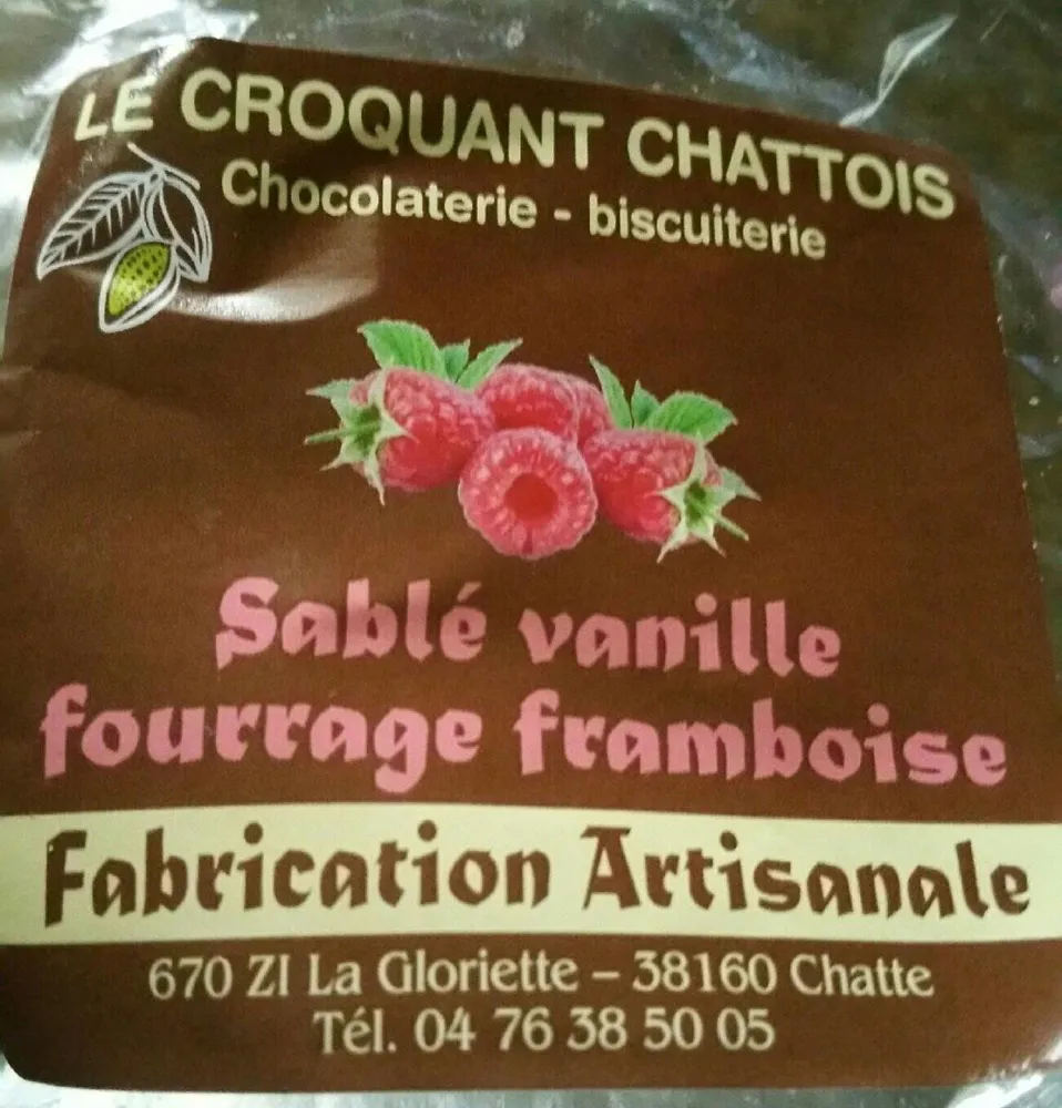 sablés fourrés à la frambois