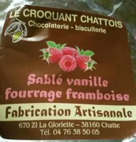 sablés fourrés à la frambois