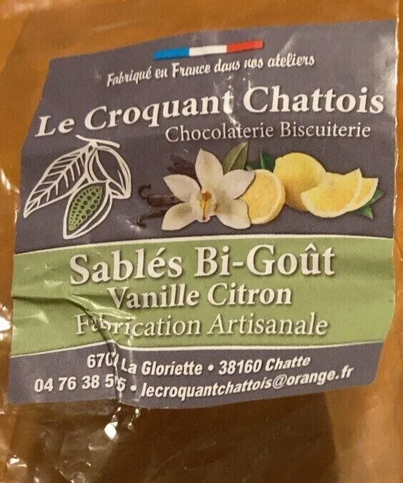 Sablé Bi-Gôut Vanille Citron