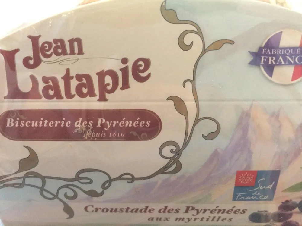 Croustade aux myrtilles VITAL AINE