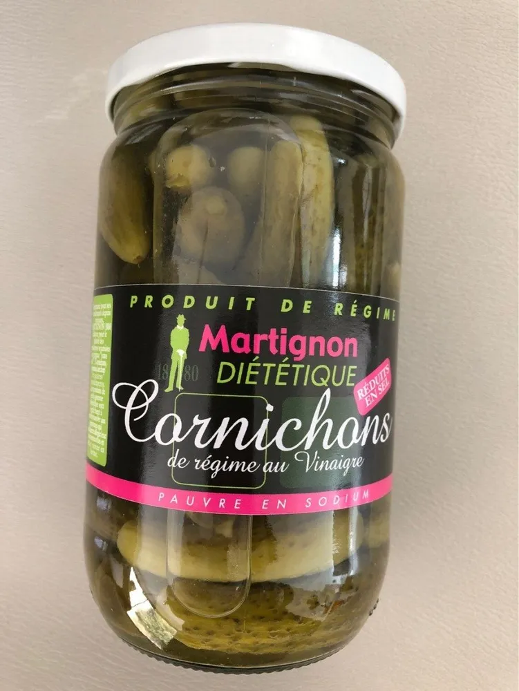 Cornichons de régime au vinaigre