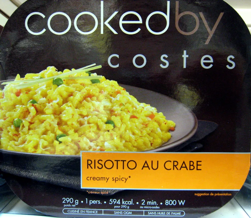 Risotto au Crabe (creamy spicy*)