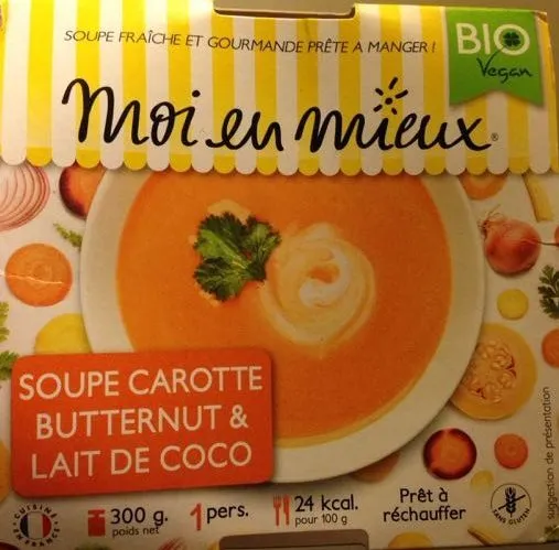 Soupe Carotte Butternut & Lait De Coco