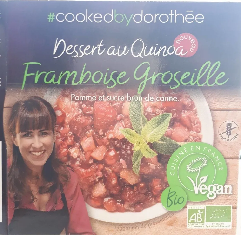 Dessert au Quinoa Framboise Groseille