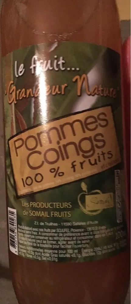Pomme Coing 100% fruits