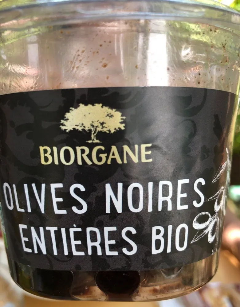 Olives noires entières bio
