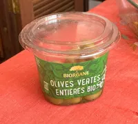 Olive vertes entieres bio