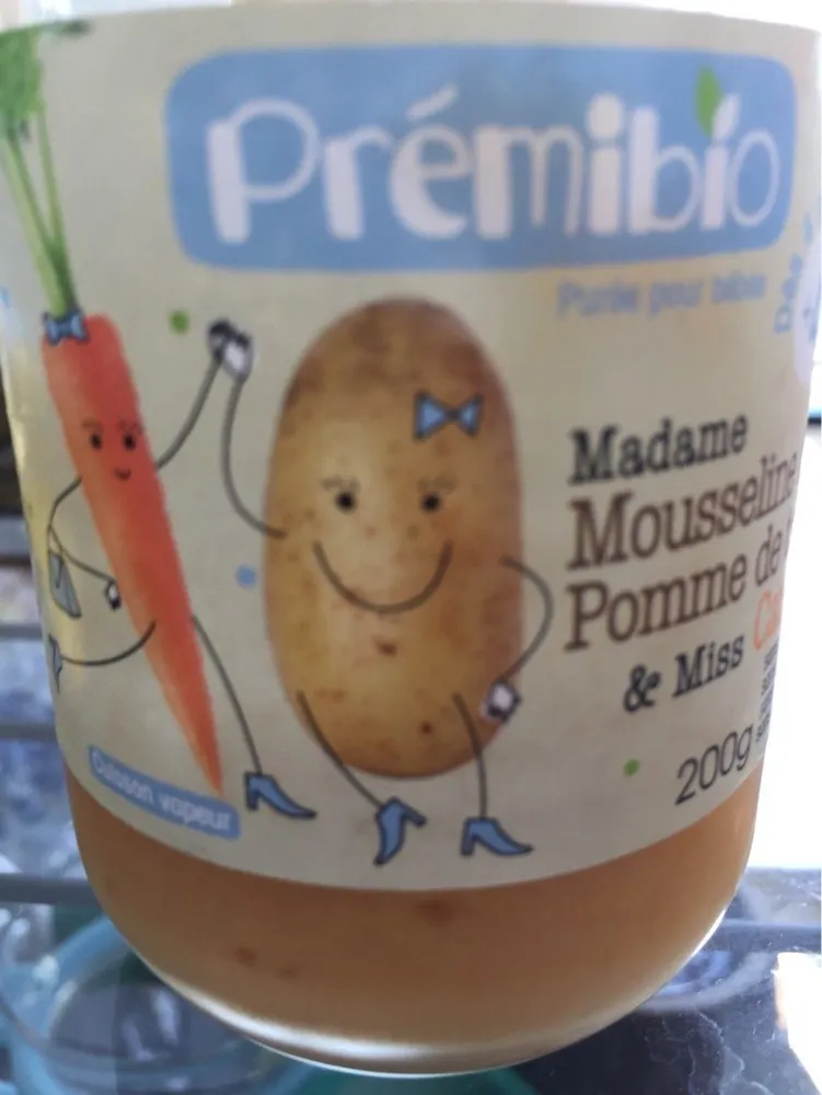 Pot Mousseline Pomme De Terre, Carotte