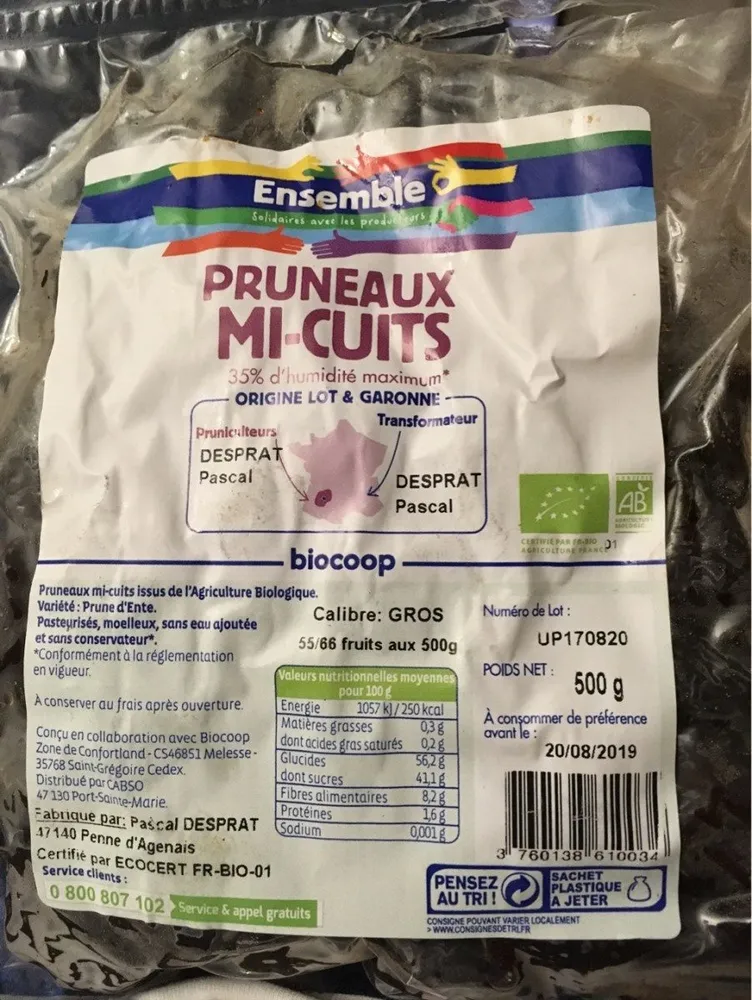 Pruneaux Gros Mi-cuits