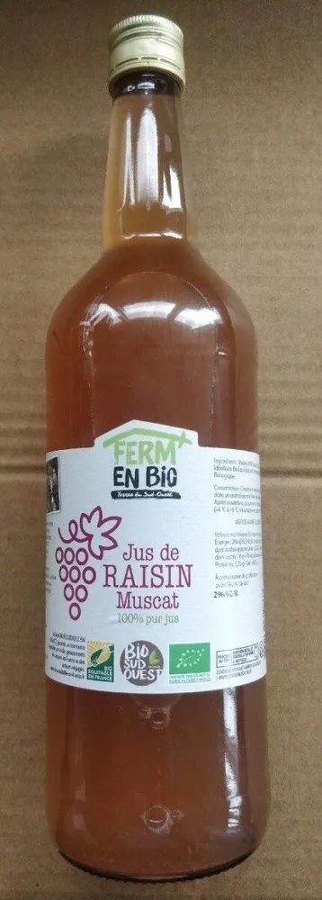 Jus de raisin Muscat