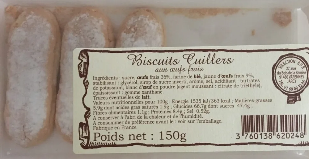 Biscuits Cuillers