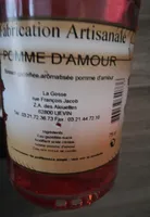 Limonade artisanale pomme d'amour