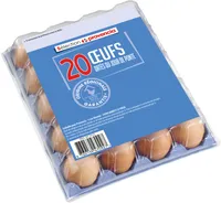 20 œufs Séléction Provencia datés du jour de ponte