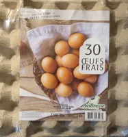 30 oeufs frais