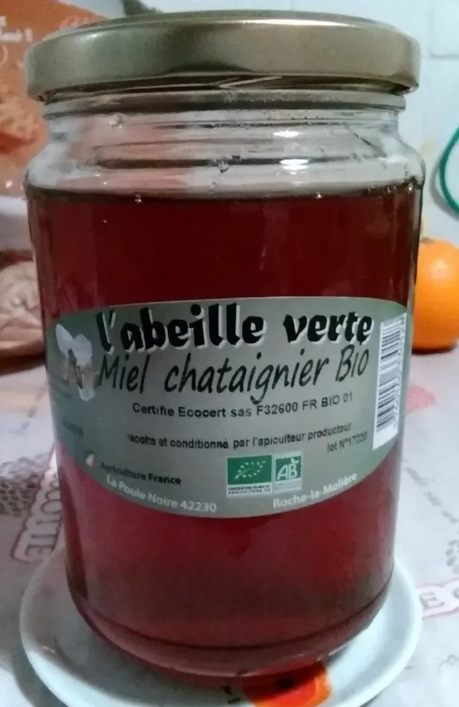 Miel de châtaignier bio