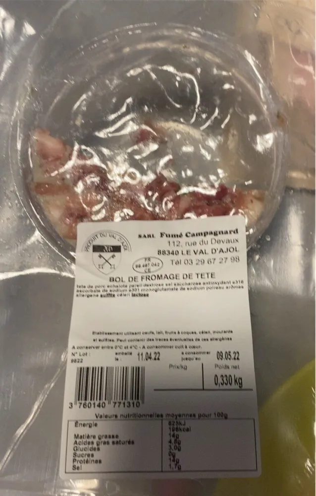 Fromage de tete