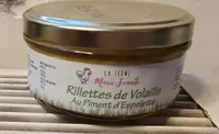 Rillettes de volaille au piment d espelette