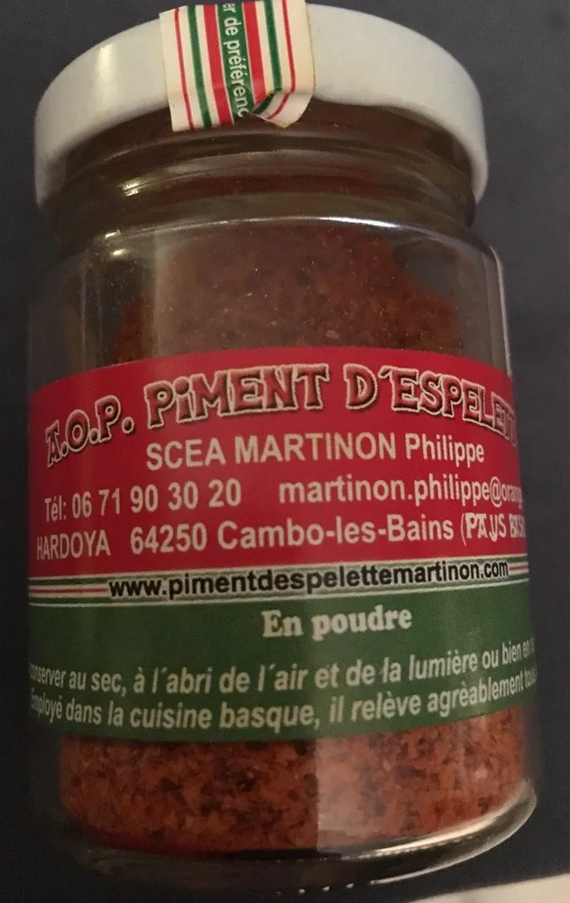 Piment d’espelette