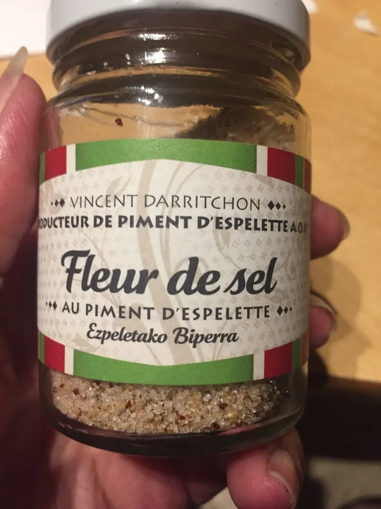 Fleur de sel au piment d'espelette