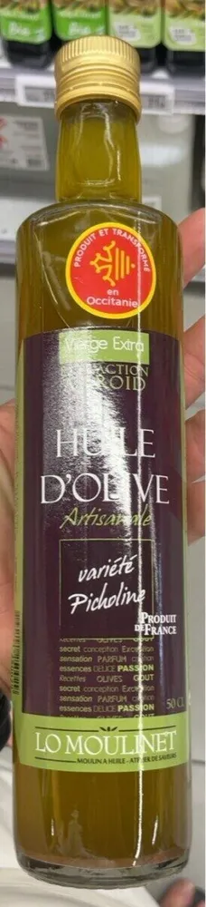 Huile d’olive variété Picholine