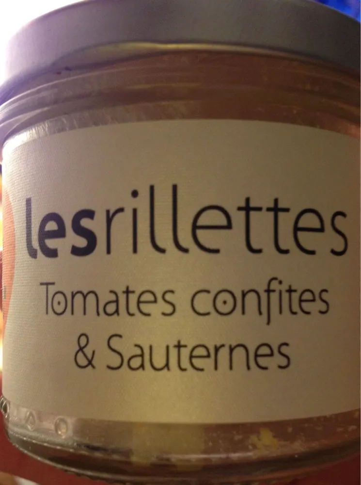 Rillettes tomates confites & Sauternes