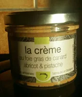La crème au foie gras de canard abricot et pistache