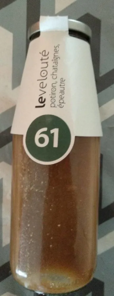 Le velouté. Potiron, châtaignes,épautre