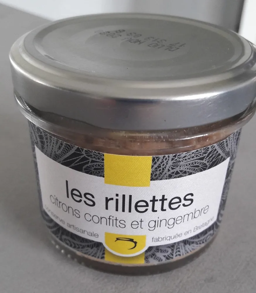 Rillettes citrons confits et gingembre